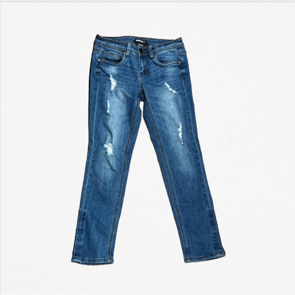 Dollhouse Charley Jeans Size 7 Blue Denim Distressed